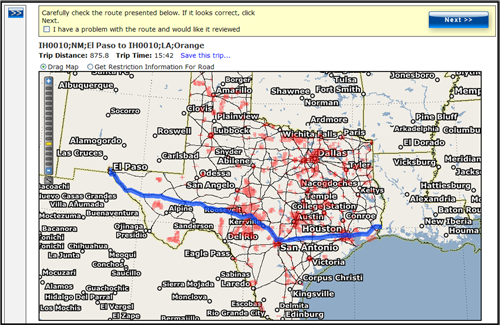 route map